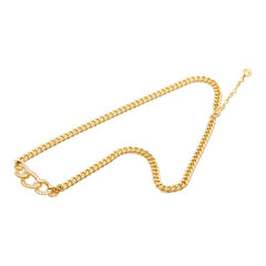 ディオール ネックレス ゴールド メッキ ラインストーン レディース Dior 【中古】