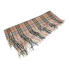 バーバリー ノバチェック マフラー ベージュ マルチカラー レディース BURBERRY 【中古】