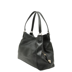 コーチ イーディー トートバッグ 33547 ブラック レザー レディース COACH 【中古】