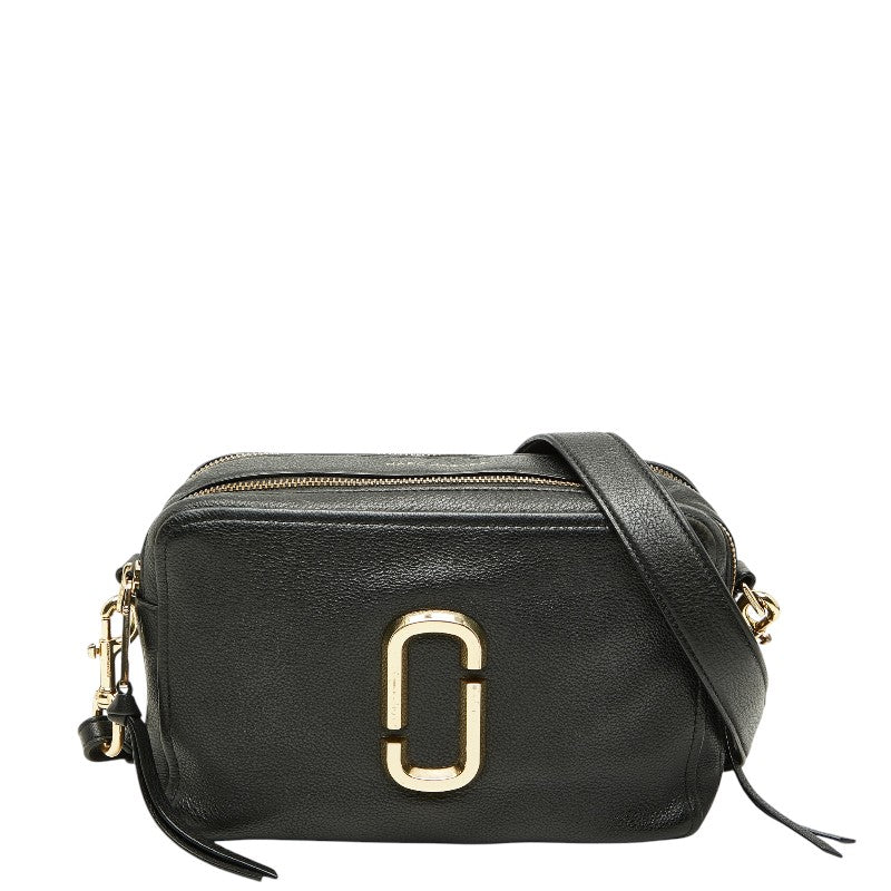 マークジェイコブス ザ ソフトショット27 ショルダーバッグ ブラック レザー レディース MARC JACOBS 【中古】