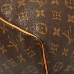 ルイ ヴィトン モノグラム キーポル50 ボストンバッグ M41426 ブラウン PVC レザー レディース LOUIS VUITTON 【中古】