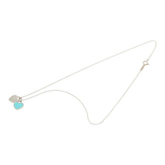 ティファニー リターン トゥ ティファニー ダブルハート ネックレス シルバー ティファニーブルー SV925 シルバー レディース TIFFANY&Co. 【中古】