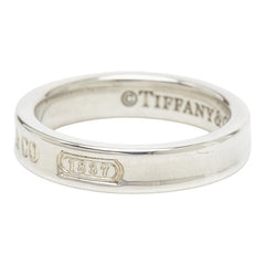 ティファニー 1837 ナロー リング 指輪 SV925 シルバー レディース TIFFANY&Co. 【中古】