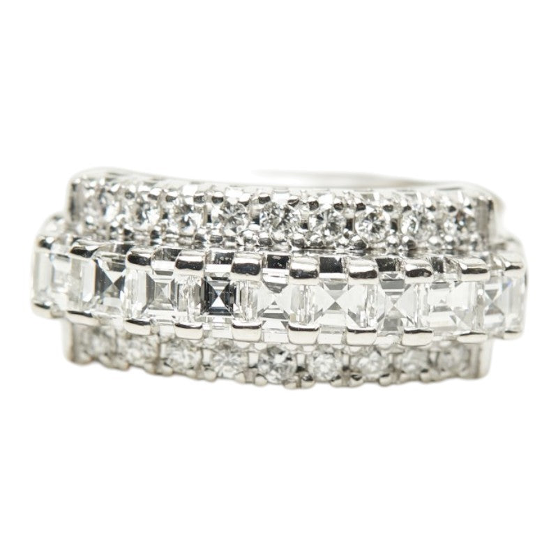 Pt900 プラチナ ダイヤ0.66ct ダイヤ0.20ct リング 指輪 レディース 13号 【中古】