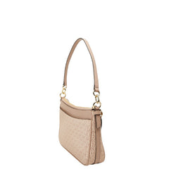 マイケルコース MKシグネチャー ハンドバッグ ショルダーバッグ 2WAY 32S1GT9C8B ピンク PVC レザー レディース Michael Kors 【中古】