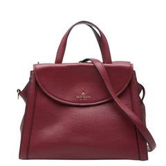 ケイトスペード ハンドバッグ ショルダーバッグ 2WAY ボルドー ワインレッド レザー レディース Kate Spade 【中古】