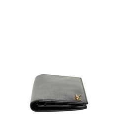 サンローラン YSLロゴ 二つ折り 長財布 ブラック レザー レディース SAINT LAURENT 【中古】