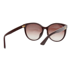 グッチ GGロゴ グラデーション アジアンフィット UVカット サングラス GG0636SK ブラウン プラスチック レディース GUCCI 【中古】