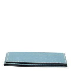 エルメス パスケース ブルー レザー レディース HERMES 【中古】