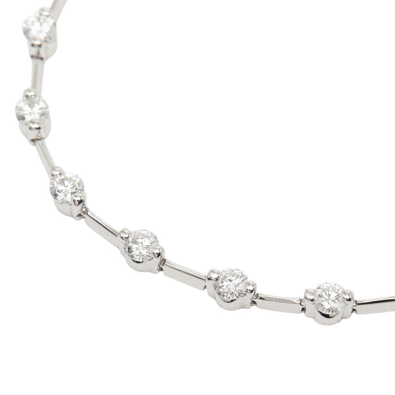 Pt850 プラチナ ダイヤ2.501ct ブレスレット レディース 【中古】