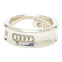 ティファニー 1837 ナロー リング リング 指輪 SV925 シルバー レディース TIFFANY&Co. 【中古】