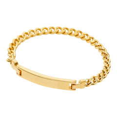 ジバンシー ロゴプレート ブレスレット ゴールド メッキ レディース Givenchy 【中古】
