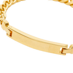 ジバンシー ロゴプレート ブレスレット ゴールド メッキ レディース Givenchy 【中古】