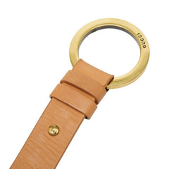 グッチ サークルバックル スタッズ ベルト サイズ80 32 95723 ベージュ レザー レディース GUCCI 【中古】