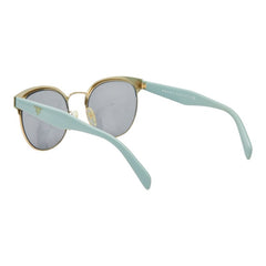 プラダ ロゴ サングラス 54□19 140 SPR61T VH9-3C2 ブルー プラスチック レディース PRADA 【中古】
