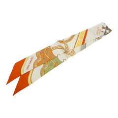 エルメス ツイリー GRAND APPARAT スカーフ ベージュ マルチカラー レディース HERMES 【中古】