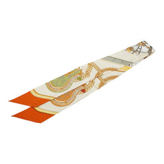 エルメス ツイリー GRAND APPARAT スカーフ ベージュ マルチカラー レディース HERMES 【中古】