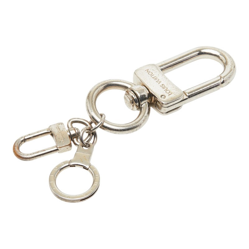 ルイ ヴィトン アノクレ ムスクトン XL キーリング キーホルダー M65053 シルバー メタル レディース LOUIS VUITTON 【中古】