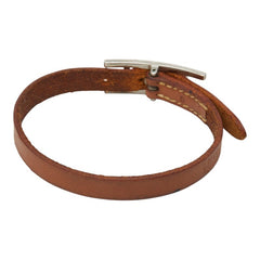 エルメス アピ ブレスレット □I ブラウン レザー レディース HERMES 【中古】