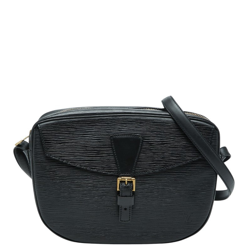 ルイ ヴィトン エピ ジュヌフィーユ 斜め掛け ショルダーバッグ M52152 ノワール ブラック レザー レディース LOUIS VUITTON 【中古】