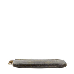 ルイ ヴィトン モノグラム ポシェット クレ コインケース 小銭入れ M62650 ブラウン PVC レザー レディース LOUIS VUITTON 【中古】