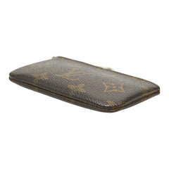 ルイ ヴィトン モノグラム ポシェット クレ コインケース 小銭入れ M62650 ブラウン PVC レザー レディース LOUIS VUITTON 【中古】