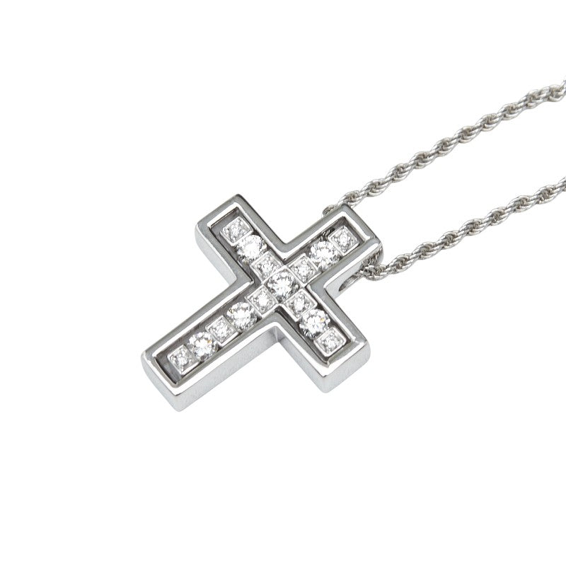 ダミアーニ 20104493 K18WG ホワイトゴールド ダイヤ0.39ct ベルエポック ペンダント ネックレス ユニセックス Damiani 【中古】