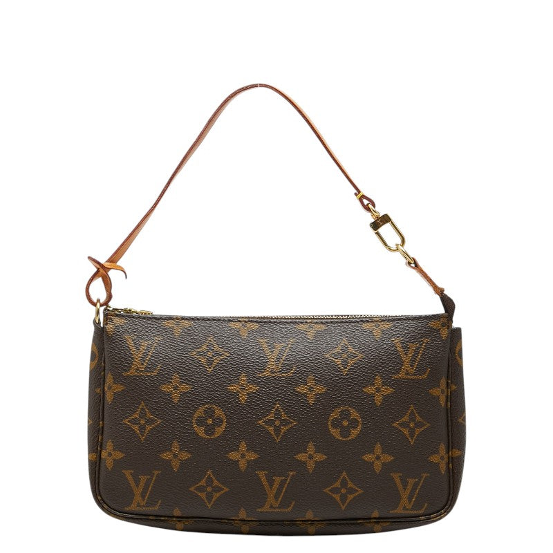 ルイ ヴィトン モノグラム ポシェット アクセソワール ハンドバッグ M51980 ブラウン PVC レザー レディース LOUIS VUITTON 【中古】