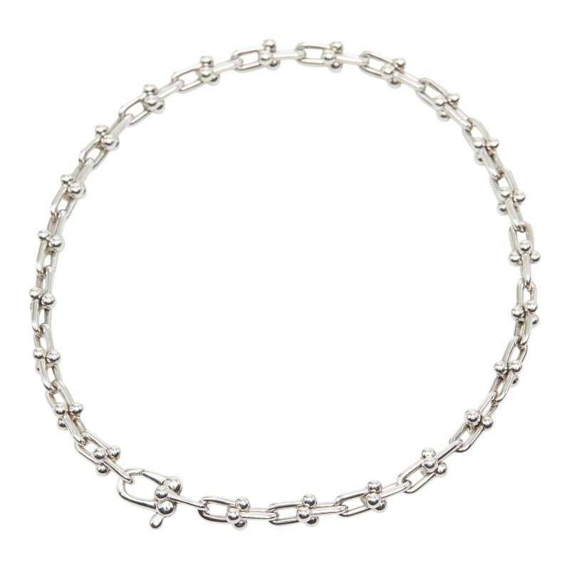 ティファニー ハードウェア マイクロ リンク チェーン ブレスレット SV925 シルバー レディース TIFFANY&Co. 【中古】