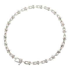 ティファニー ハードウェア マイクロ リンク チェーン ブレスレット SV925 シルバー レディース TIFFANY&Co. 【中古】