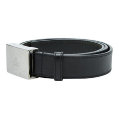 グッチ ロゴ バックルベルト サイズ 90/36 114966 ブラック レザー メンズ GUCCI 【中古】