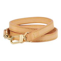ルイ ヴィトン ヌメ革 ショルダーストラップ ベージュ レザー レディース LOUIS VUITTON 【中古】