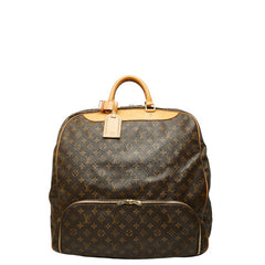 ルイ ヴィトン モノグラム エヴァジオン ボストンバッグ トラベルバッグ M41443 ブラウン PVC レザー レディース LOUIS VUITTON 【中古】