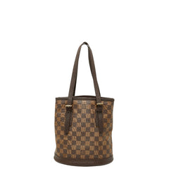 ルイ ヴィトン ダミエ マレ トートバッグ ショルダーバッグ バケツ N42240 ブラウン PVC レザー レディース LOUIS VUITTON 【中古】