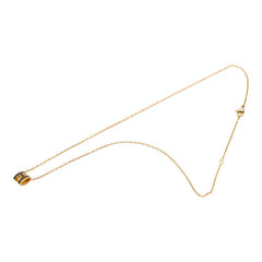 エルメス ミニ ポップアッシュ ネックレス ゴールド ブラック メッキ レディース HERMES 【中古】