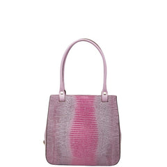 サルヴァトーレフェラガモ 型押し トートバッグ ショルダーバッグ パープル レザー レディース Salvatore Ferragamo 【中古】