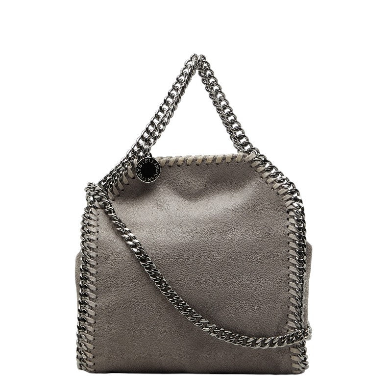 ステラマッカートニー ファラベラ チェーン ハンドバッグ ショルダーバッグ グレー ポリエステル レディース Stella McCartney 【中古】