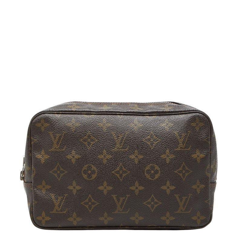 ルイ ヴィトン モノグラム トゥルース トワレット 23 ポーチ M47524 ブラウン PVC レザー レディース LOUIS VUITTON 【中古】