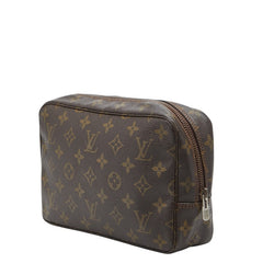 ルイ ヴィトン モノグラム トゥルース トワレット 23 ポーチ M47524 ブラウン PVC レザー レディース LOUIS VUITTON 【中古】