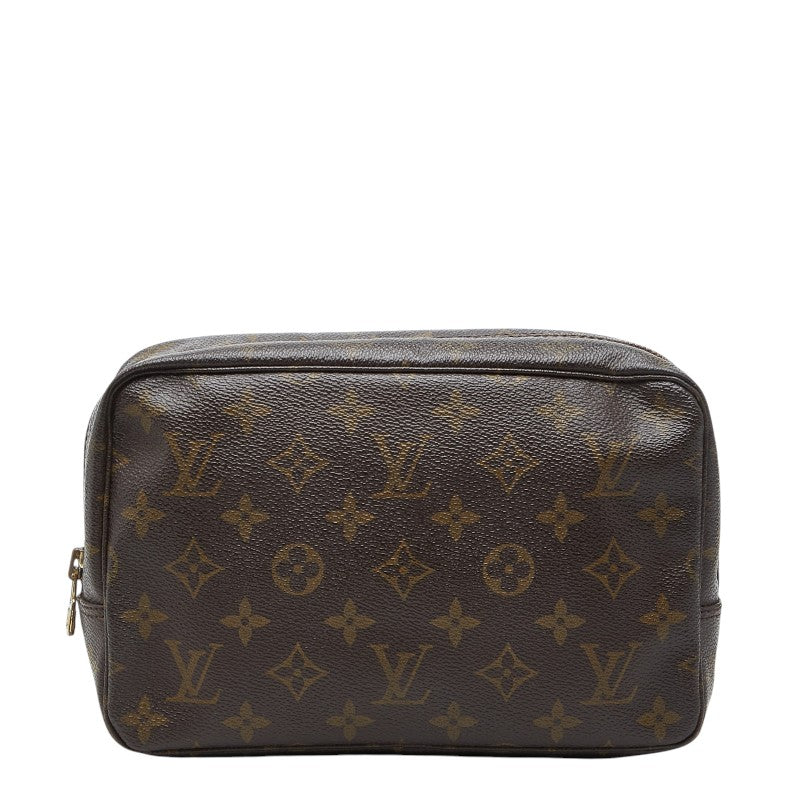 ルイ ヴィトン モノグラム トゥルース トワレット 23 ポーチ コスメポーチ M47524 ブラウン PVC レザー レディース LOUIS VUITTON 【中古】