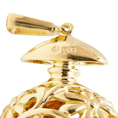 ミキモト K18YG イエローゴールド パフュームモチーフ ペンダントトップ ネックレス レディース MIKIMOTO 【中古】