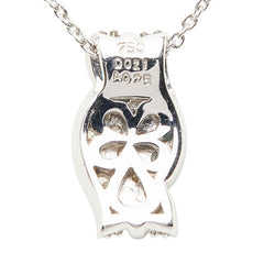K18WG ホワイトゴールド アレキサンドライト0.25ct ダイヤ0.21ct ペンダント ネックレス レディース 【中古】