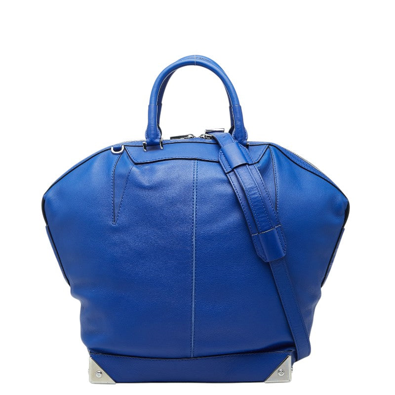 アレキサンダーワン ハンドバッグ ショルダーバッグ 2WAY ブルー レザー レディース Alexander Wang 【中古】