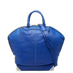 アレキサンダーワン ハンドバッグ ショルダーバッグ 2WAY ブルー レザー レディース Alexander Wang 【中古】