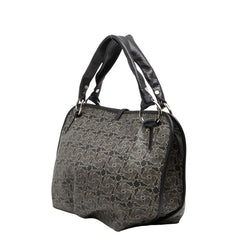 セリーヌ ビタースウィート ハンドバッグ ブラック グレー PVC レザー レディース CELINE 【中古】