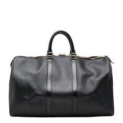 ルイ ヴィトン エピ キーポル45 ボストンバッグ M59152 ブラック ノワール レザー メンズ LOUIS VUITTON 【中古】