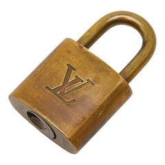 ルイ ヴィトン カデナ 南京錠 キー セット ゴールド メッキ レディース LOUIS VUITTON 【中古】