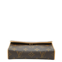 ルイ ヴィトン モノグラム ポシェット フロランティーヌ ポーチ 小物入れ M51855 ブラウン PVC レザー レディース LOUIS VUITTON 【中古】