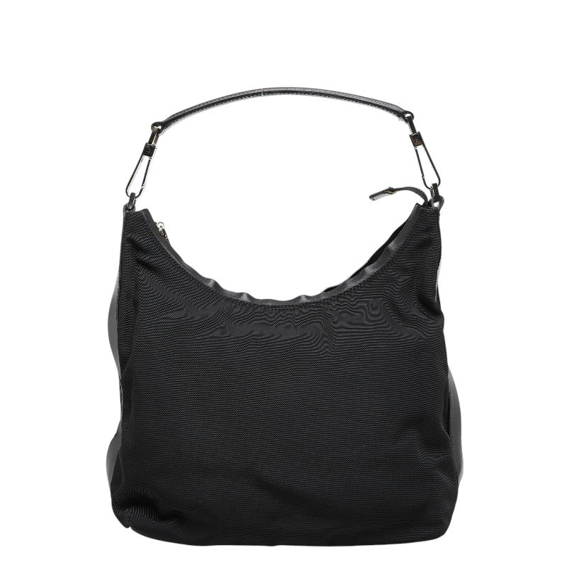 グッチ ワンショルダーバッグ ハンドバッグ 000 0602 ブラック ナイロン レザー レディース GUCCI 【中古】