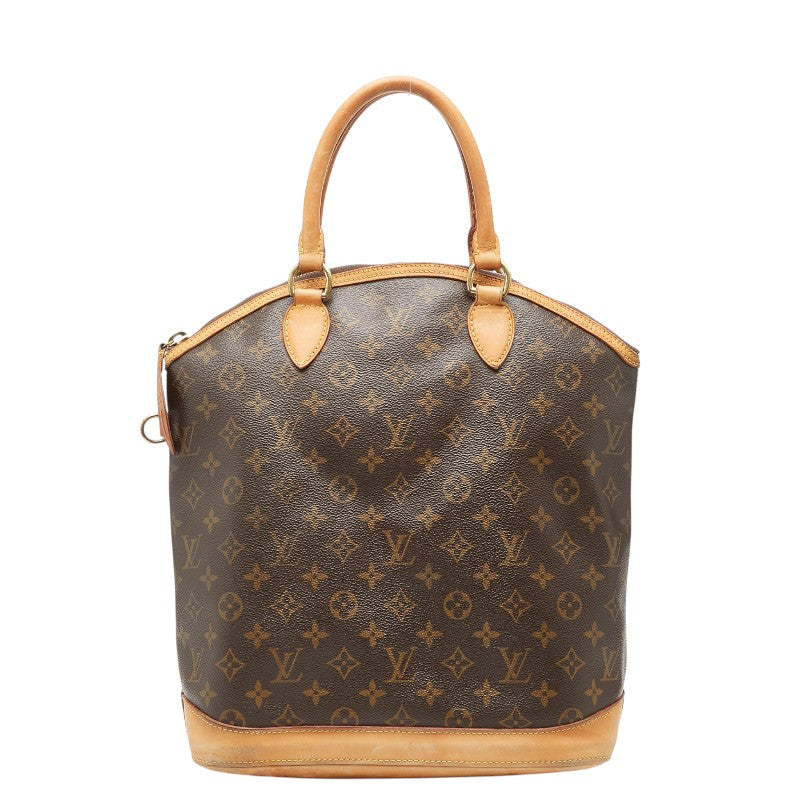 ルイ ヴィトン モノグラム ロックイット ヴェルティカル ハンドバッグ M40103 ブラウン PVC レザー レディース LOUIS VUITTON 【中古】